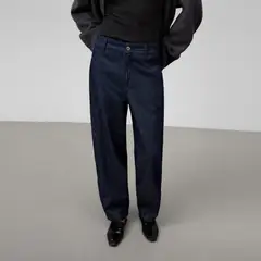ADOLFO DOMINGUEZ - Pantalón Denim 100% Algodón Mujer