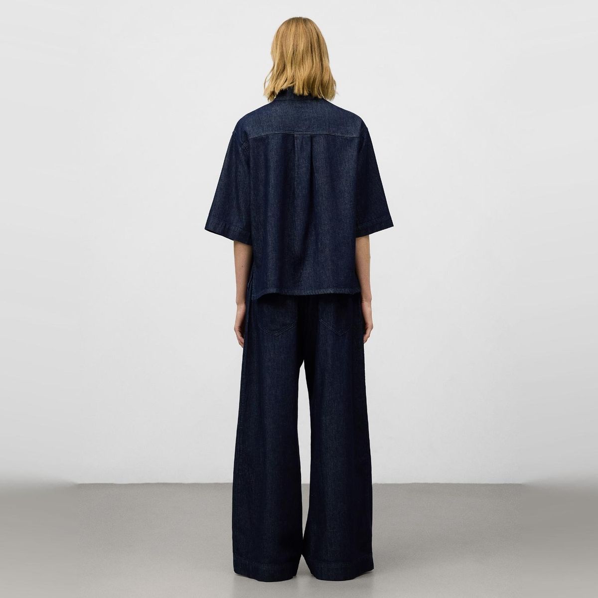 ADOLFO DOMINGUEZ - Camisa Denim 100% Algodón Mujer Adolfo Dominguez