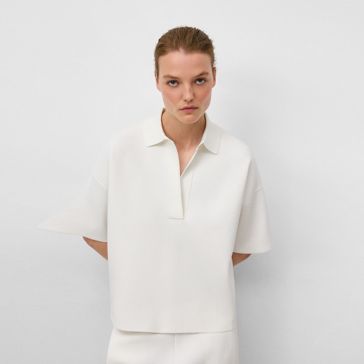 ADOLFO DOMINGUEZ - Polera Manga Corta Adolfo Dominguez