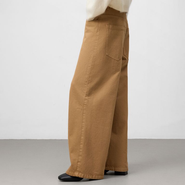ADOLFO DOMINGUEZ Pantalón Denim 100% Algodón Mujer