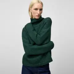 ADOLFO DOMINGUEZ - Chaleco Cuello Alto Alpaca Mujer