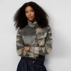 ADOLFO DOMINGUEZ - Chaleco Botones Estampado Mujer