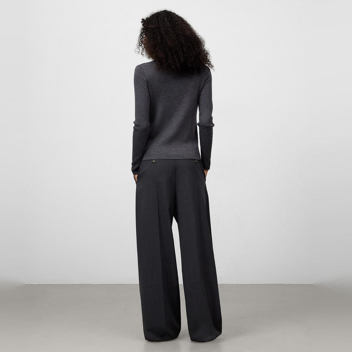 ADOLFO DOMINGUEZ - Sweater Botones 100% Lana Merino Mujer Adolfo Dominguez