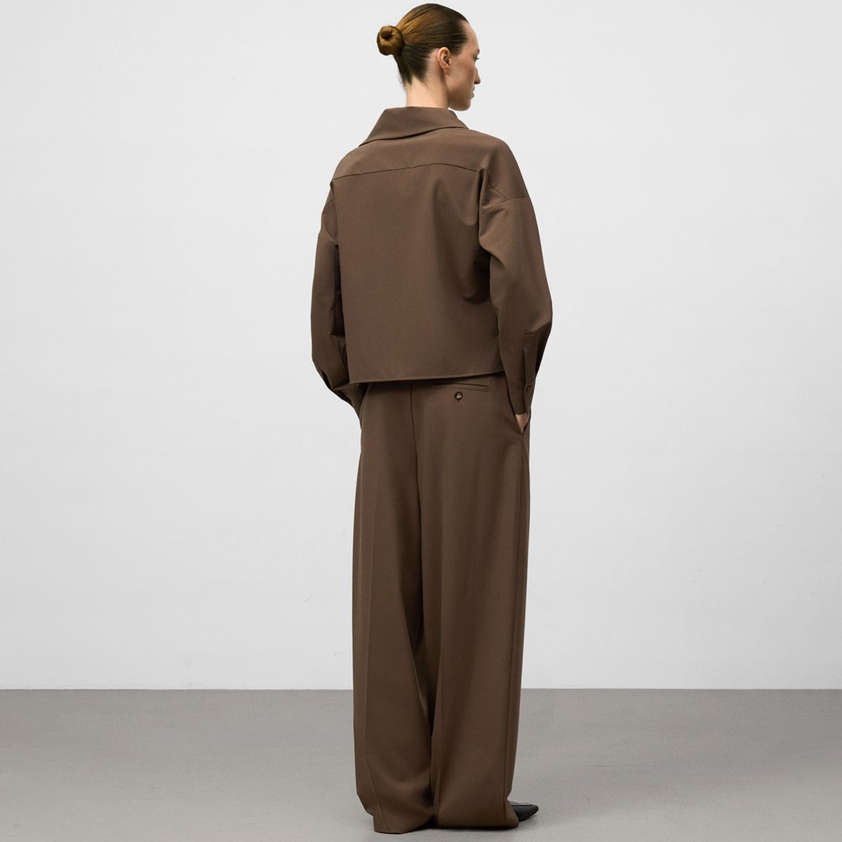 ADOLFO DOMINGUEZ - Camisa Cuello Solapa Mujer Adolfo Dominguez