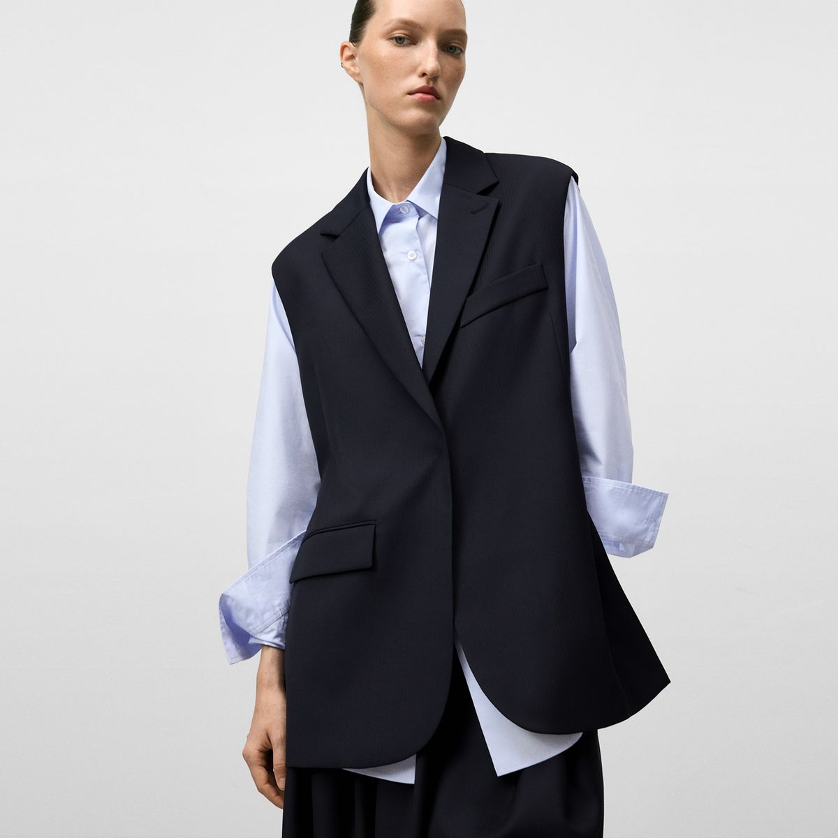 ADOLFO DOMINGUEZ - Blazer Sin Mangas Mujer Adolfo Dominguez