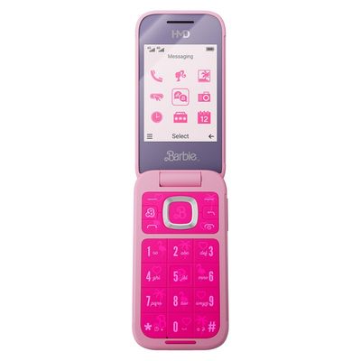 Hmd Celular Barbie Phone 128Gb + Dos Carcasas + Stickers Y