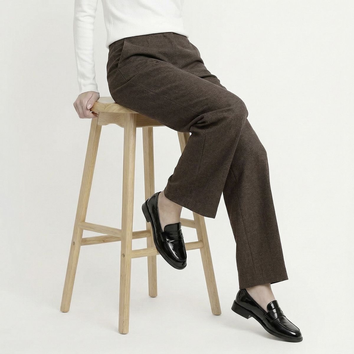 ALDO - Valera Zapato Casual Mujer Negro Cuero Aldo