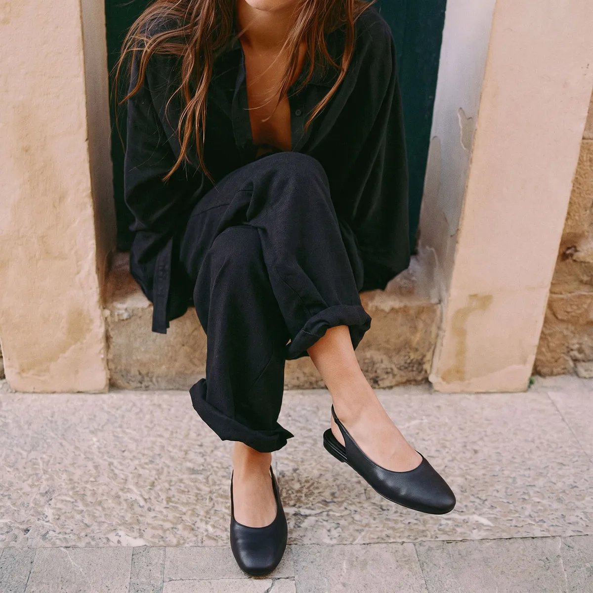 ALDO - Dropwave Sandalia Mujer Negro Cuero Aldo