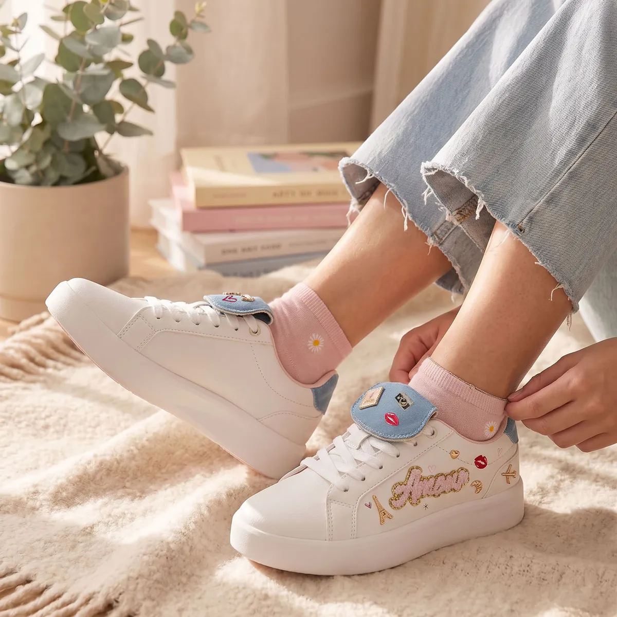 ALDO - Frenchie Zapatilla Urbana Mujer Blanco Aldo