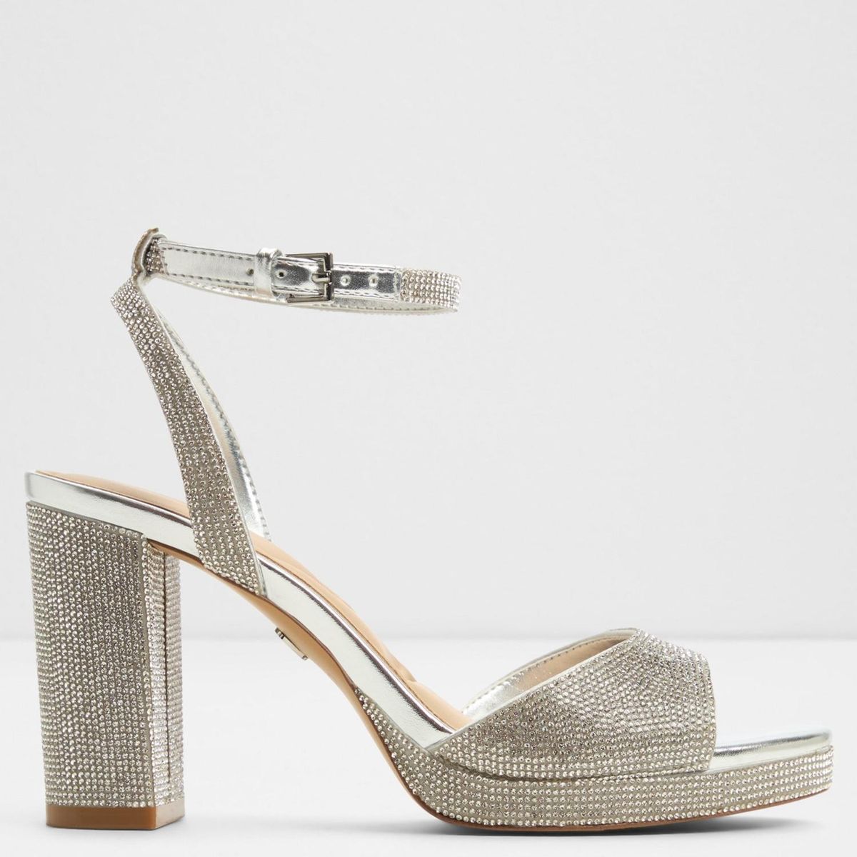 ALDO - Sandalia Mujer Plateado Aldo