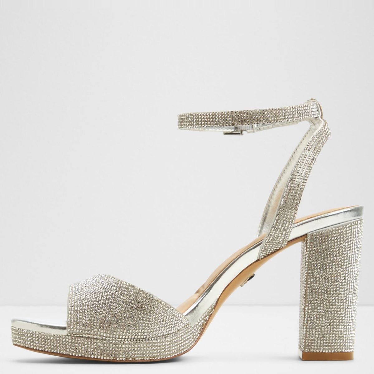 ALDO - Sandalia Mujer Plateado Aldo