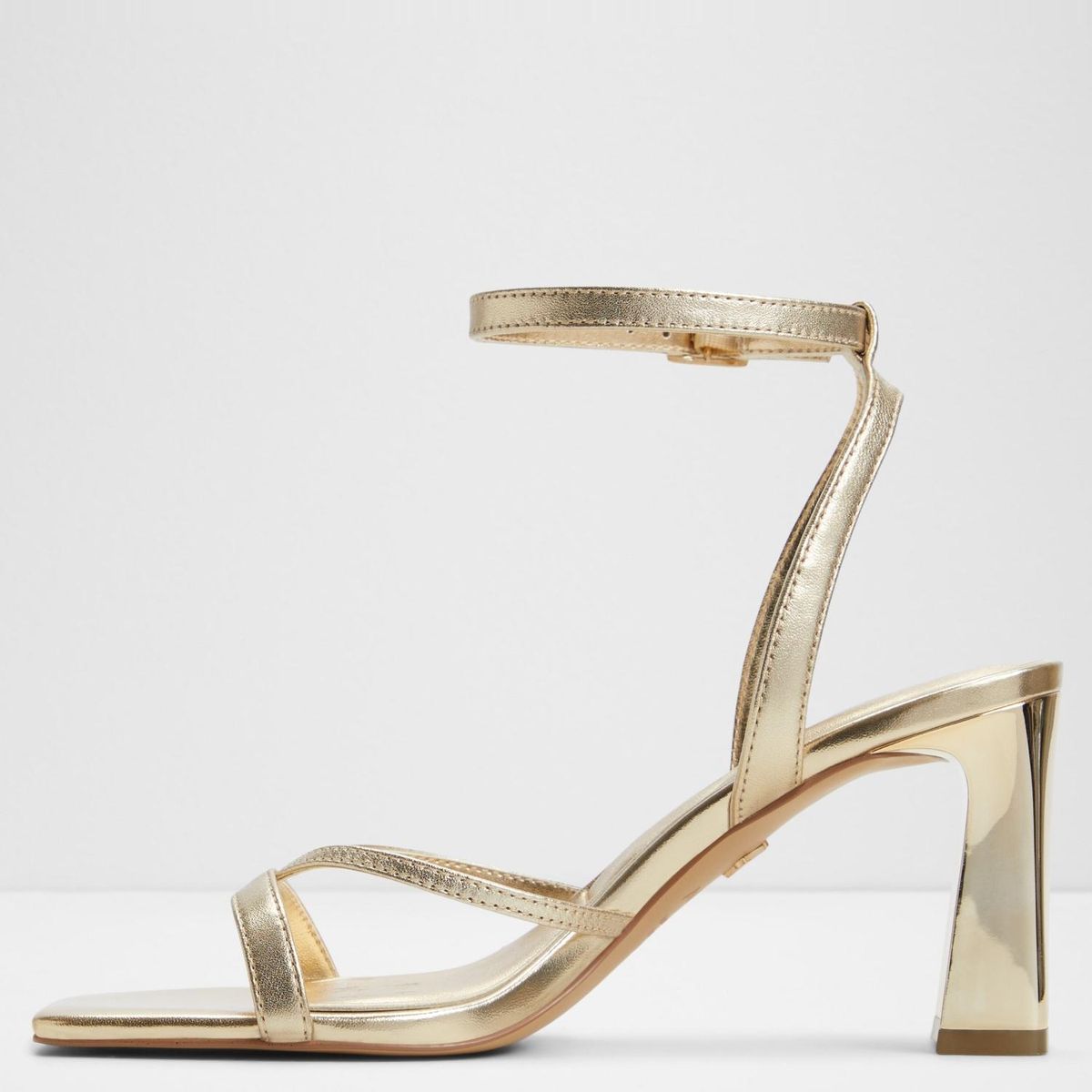 ALDO - Sandalia Mujer Cuero Dorado Aldo