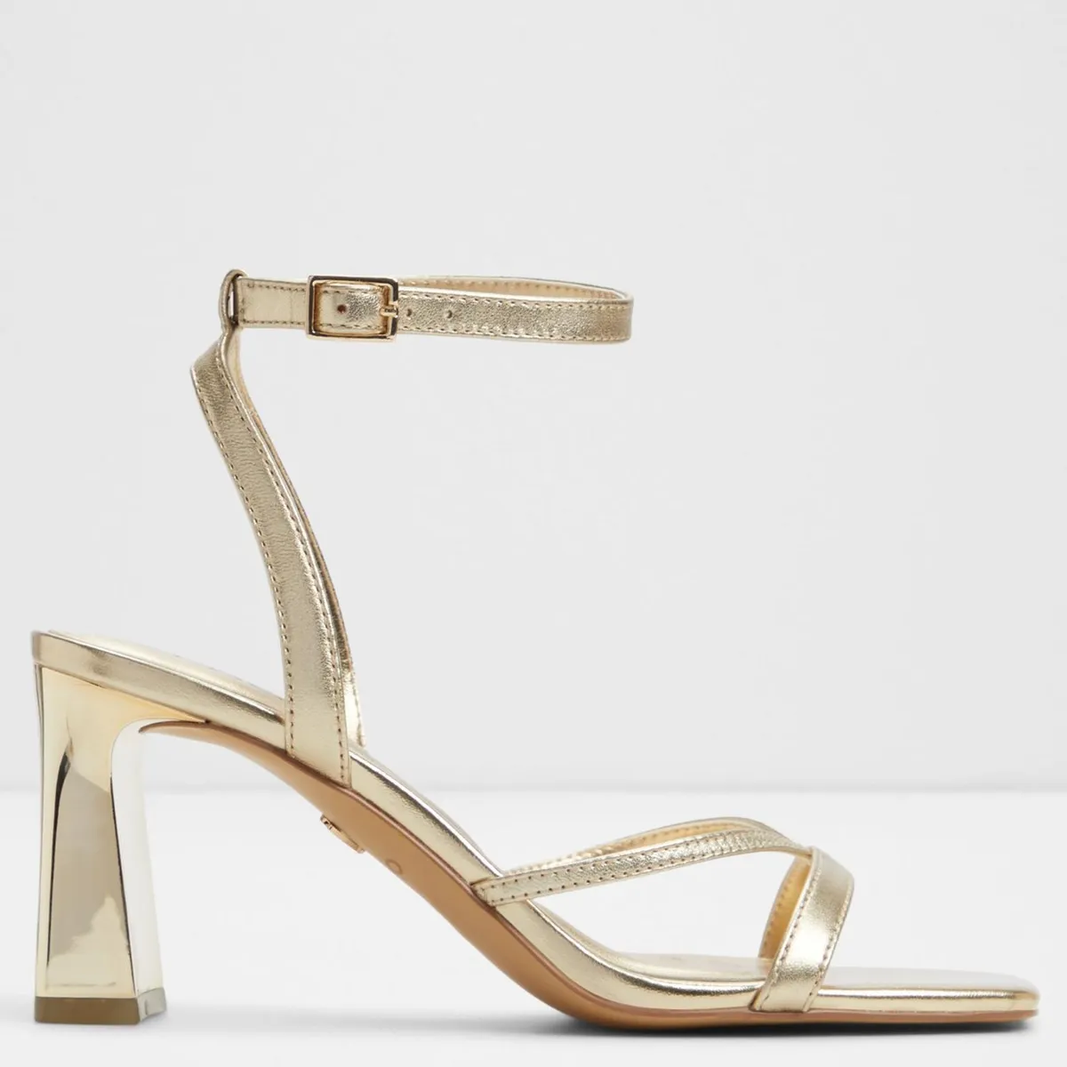 ALDO - Sandalia Mujer Cuero Dorado Aldo