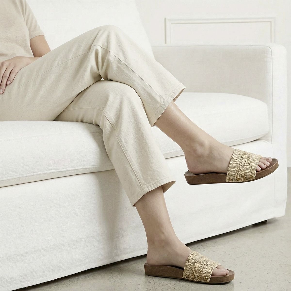 ALDO - Rooted Sandalia Mujer Beige Claro Aldo