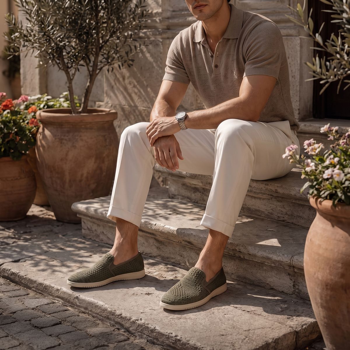 ALDO - Coastbreeze Zapato Casual Hombre Verde Aldo