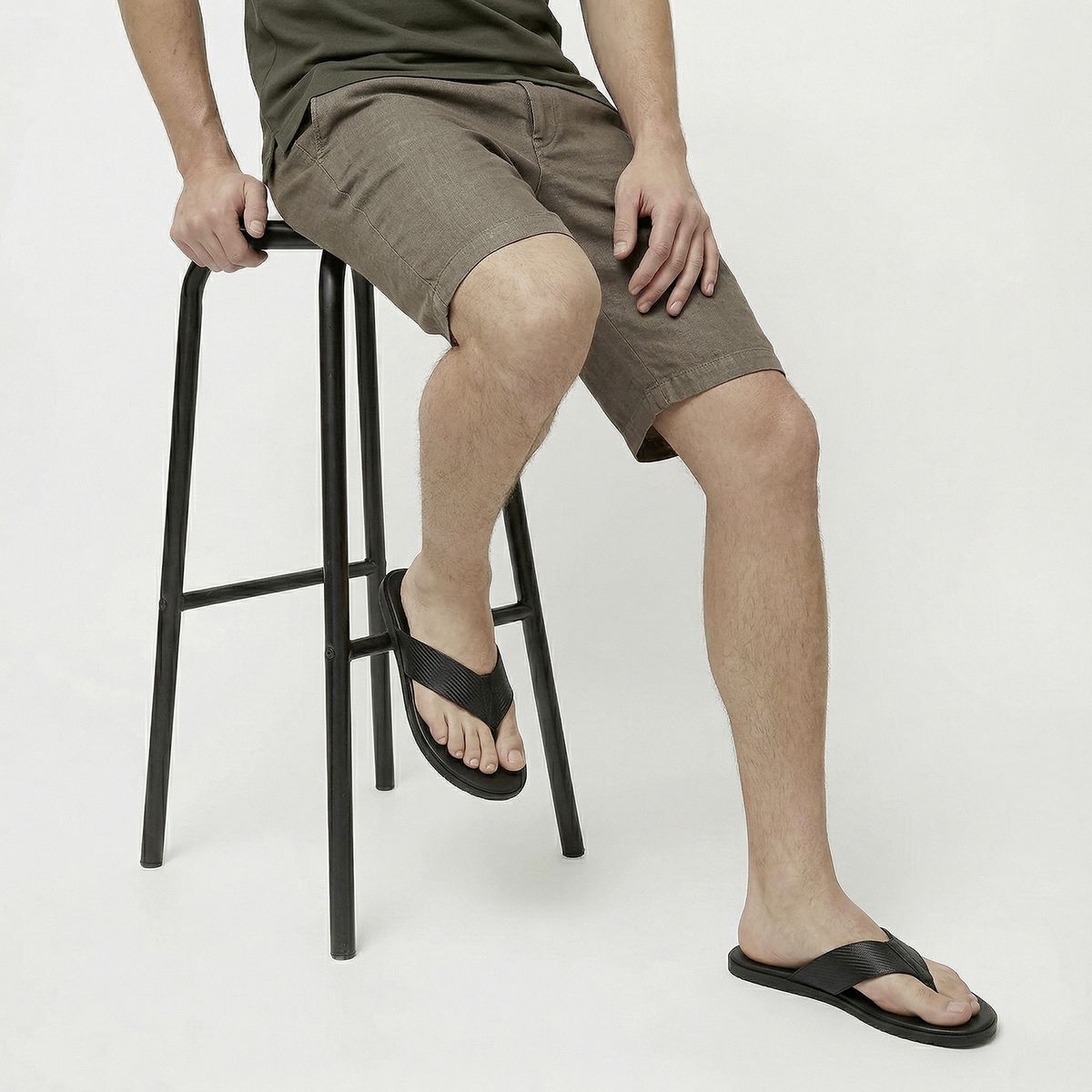 ALDO - Maximo Sandalia Hombre Negro Cuero Aldo