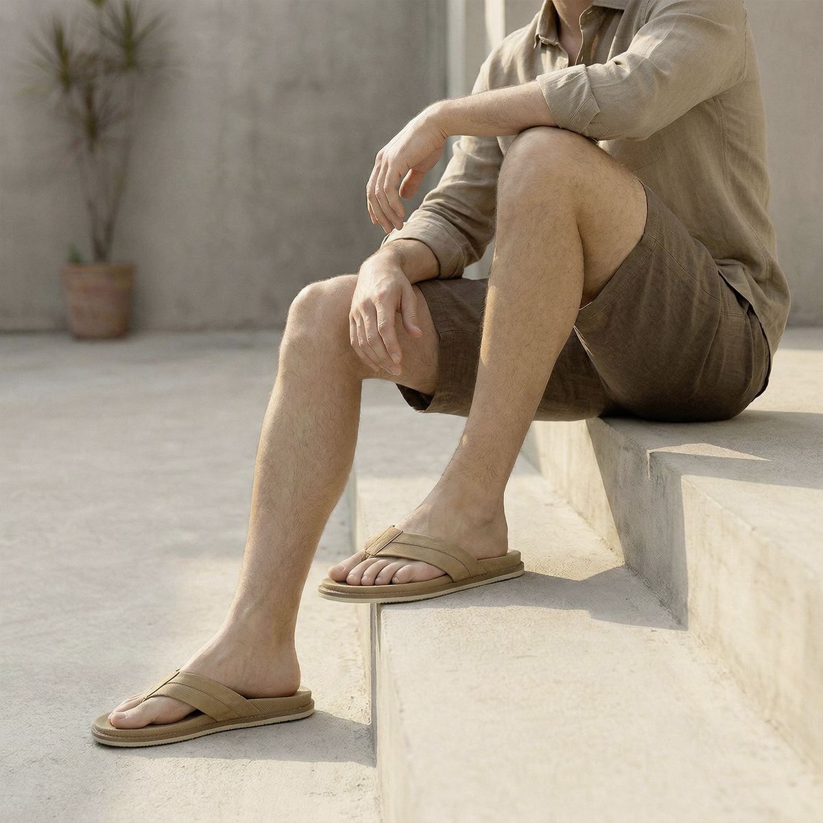 ALDO - Sandalia Hombre Beige Aldo