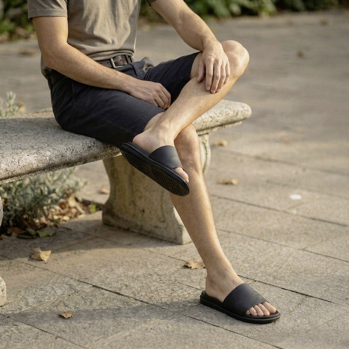 ALDO - Sandalia Hombre Negro Aldo