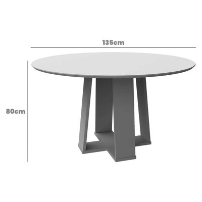 Imagen 2 del producto Juego De Comedor 6 Sillas Amore Vidrio Beige Home