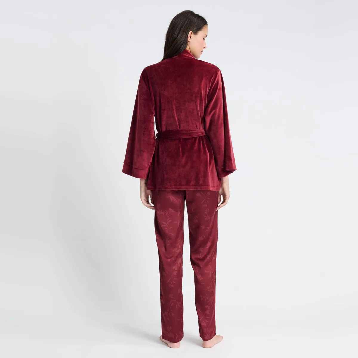 ETAM - Set Pijama Satín 3 Piezas Vera Mujer Etam