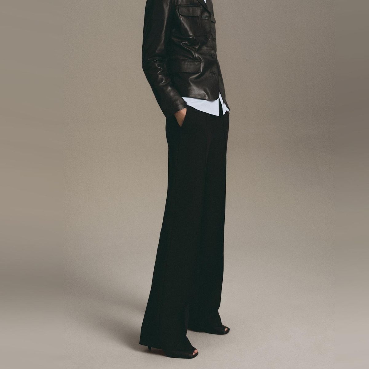 MANGO - Pantalón Recto Costuras Mujer Mango