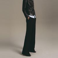 Pantalón Recto Costuras Mujer