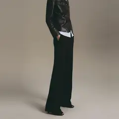 MANGO - Pantalón Recto Costuras Mujer