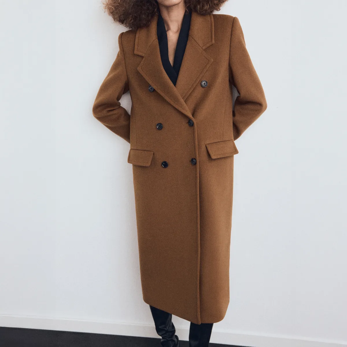 MANGO - Abrigo Lana Mujer Mango