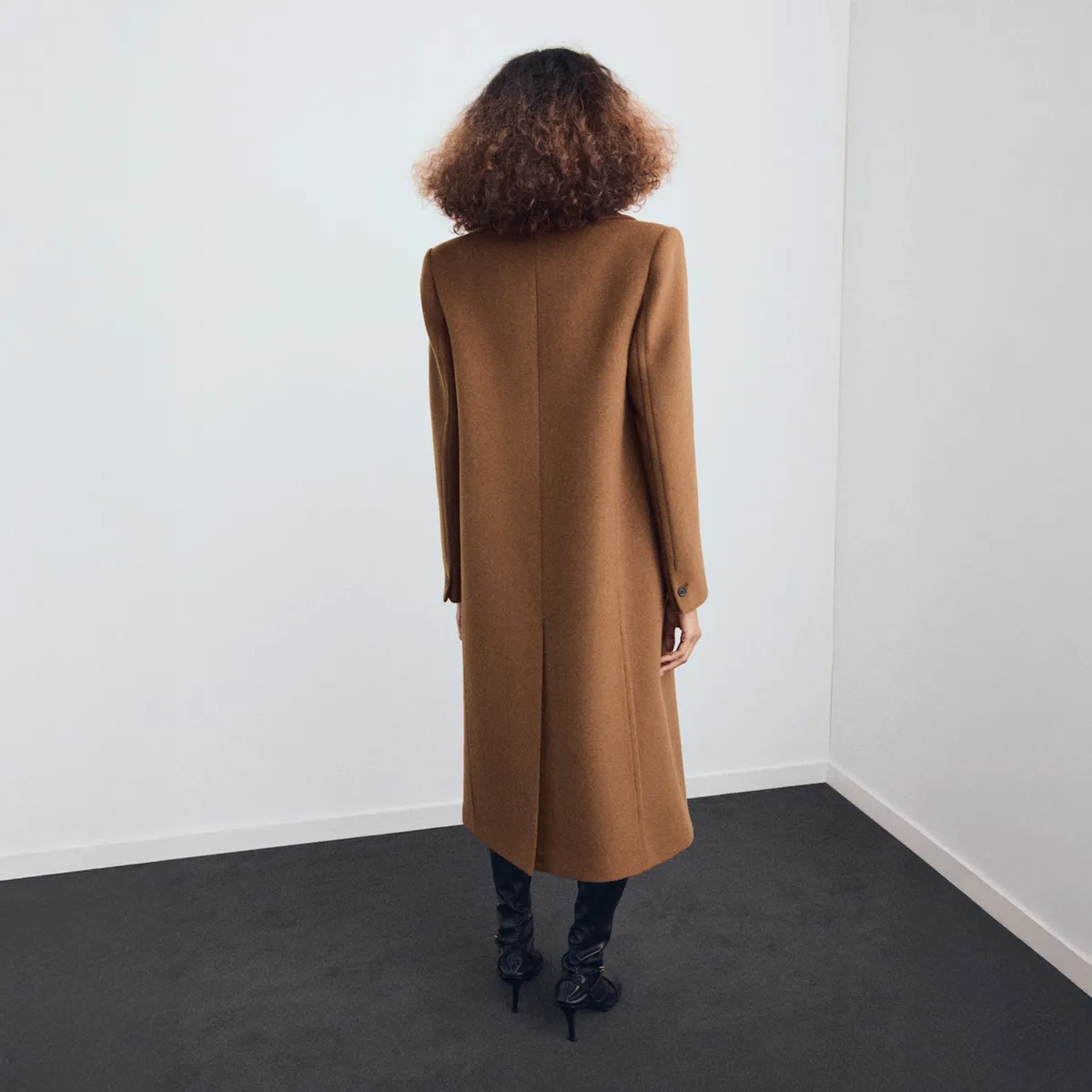 MANGO - Abrigo Lana Mujer Mango