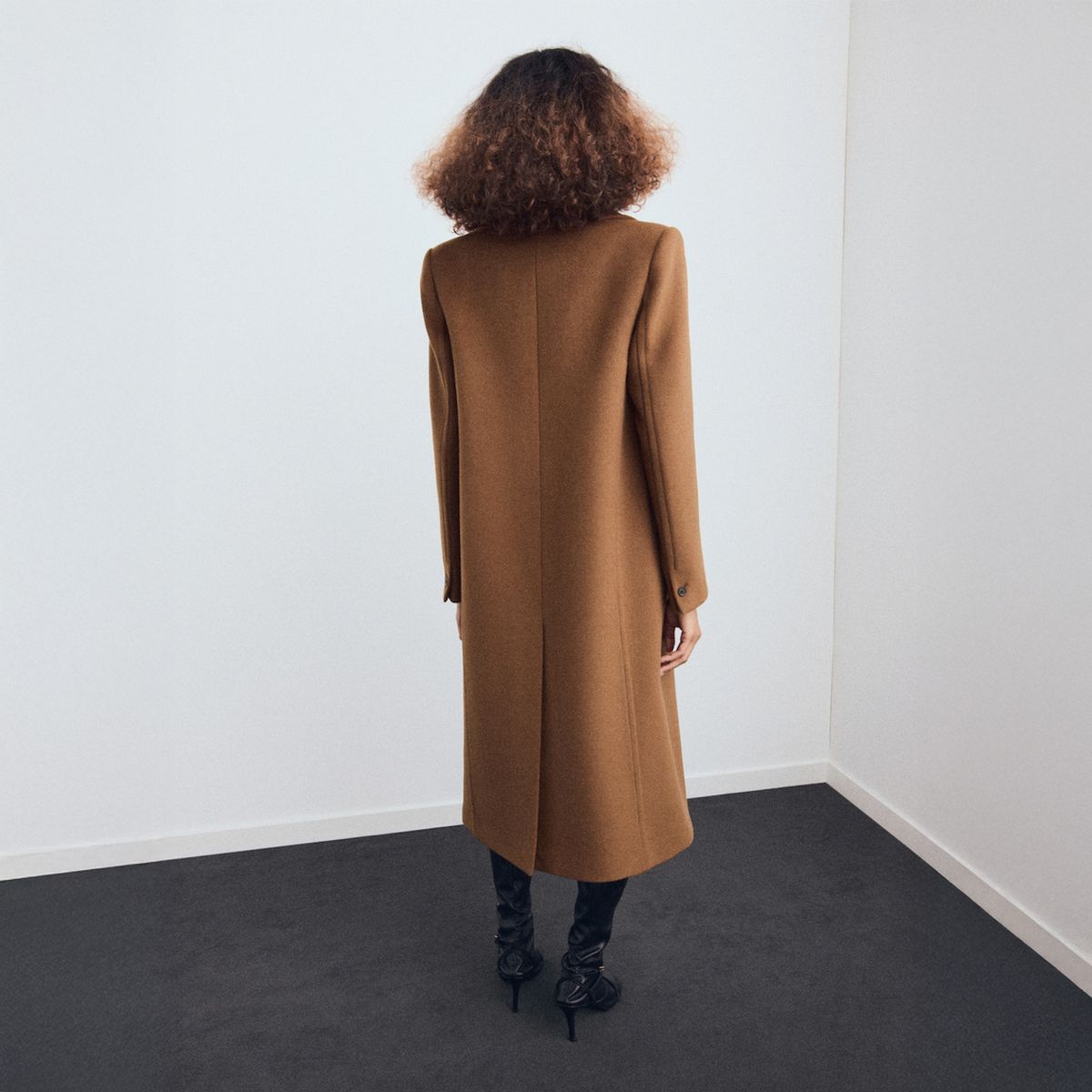 MANGO - Abrigo Lana Mujer Mango