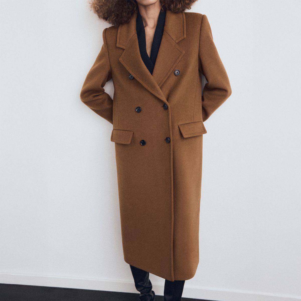 MANGO - Abrigo Lana Mujer Mango