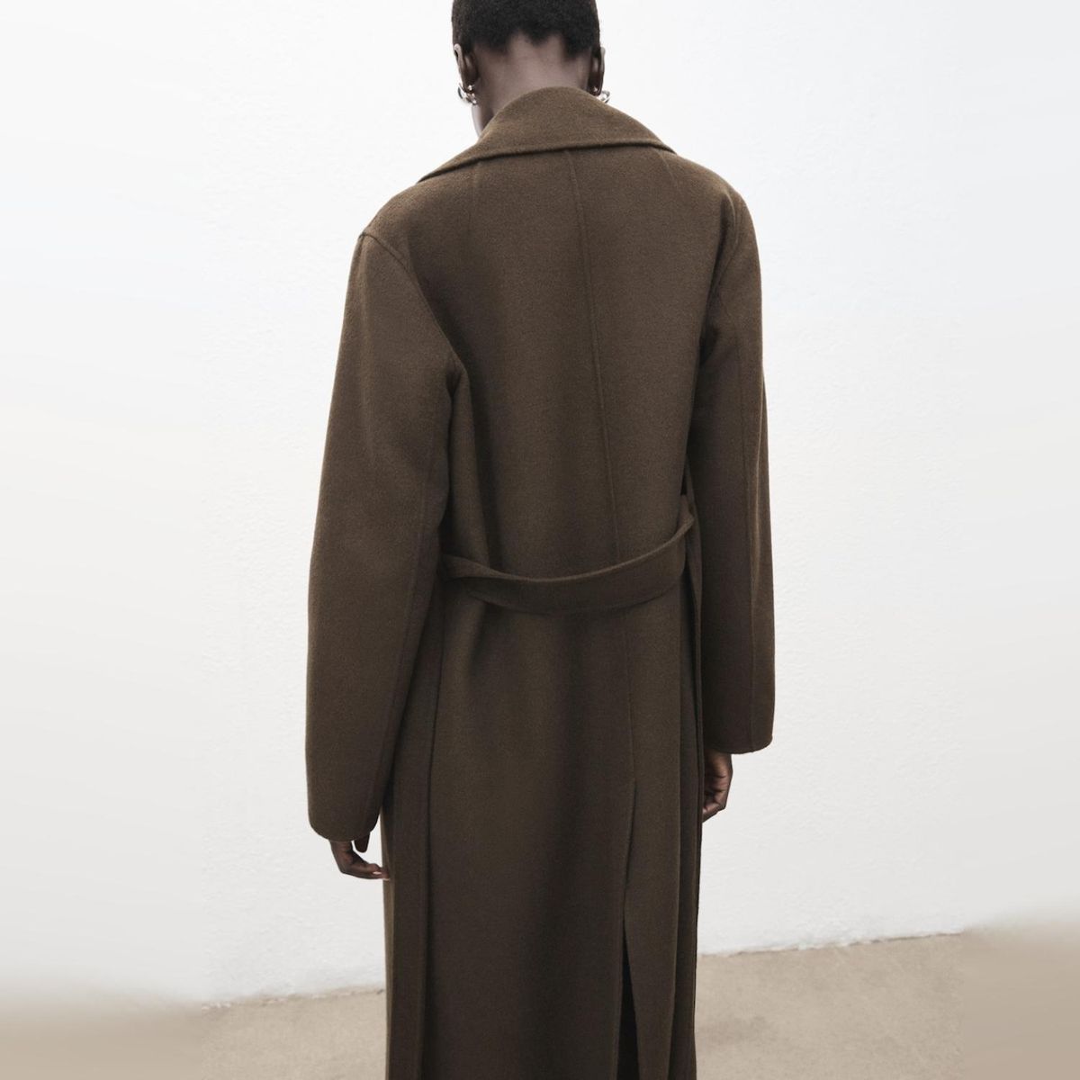 MANGO - Abrigo Lana Mujer Mango