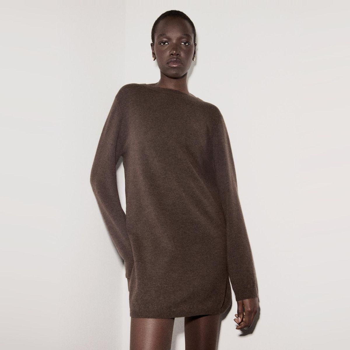 MANGO - Vestido Punto Fino Mujer Mango