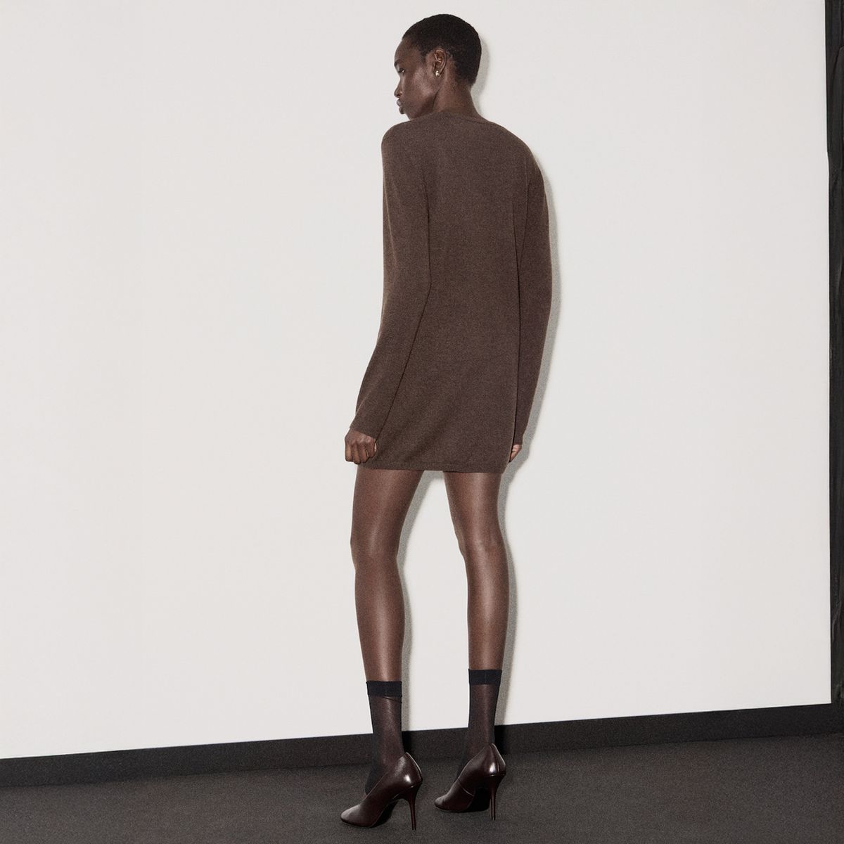 MANGO - Vestido Punto Fino Mujer Mango