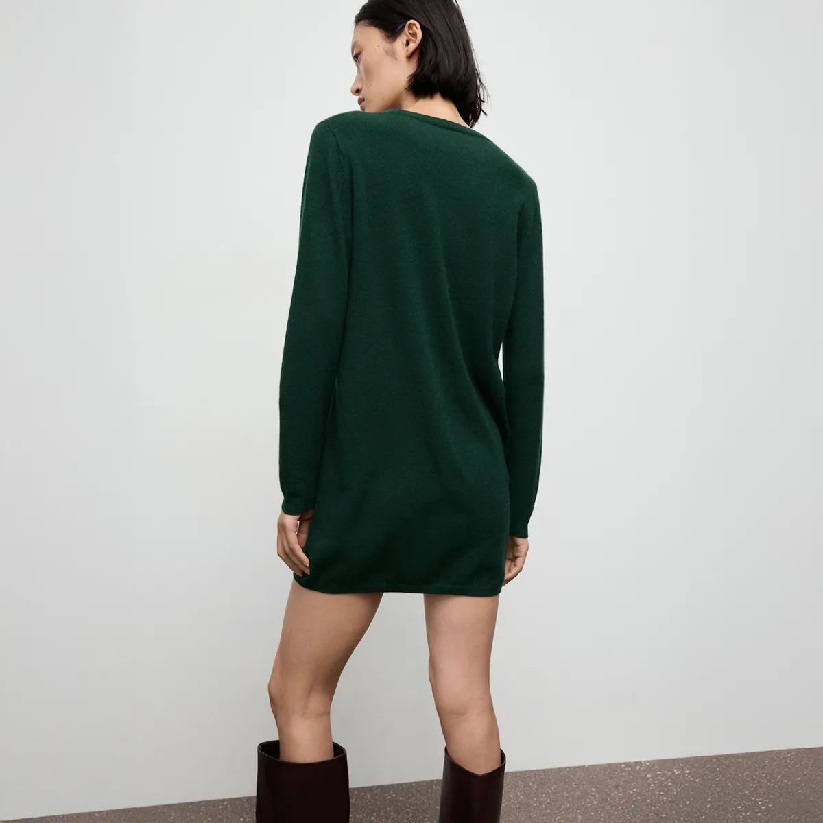 MANGO - Vestido Punto Fino Mujer Mango