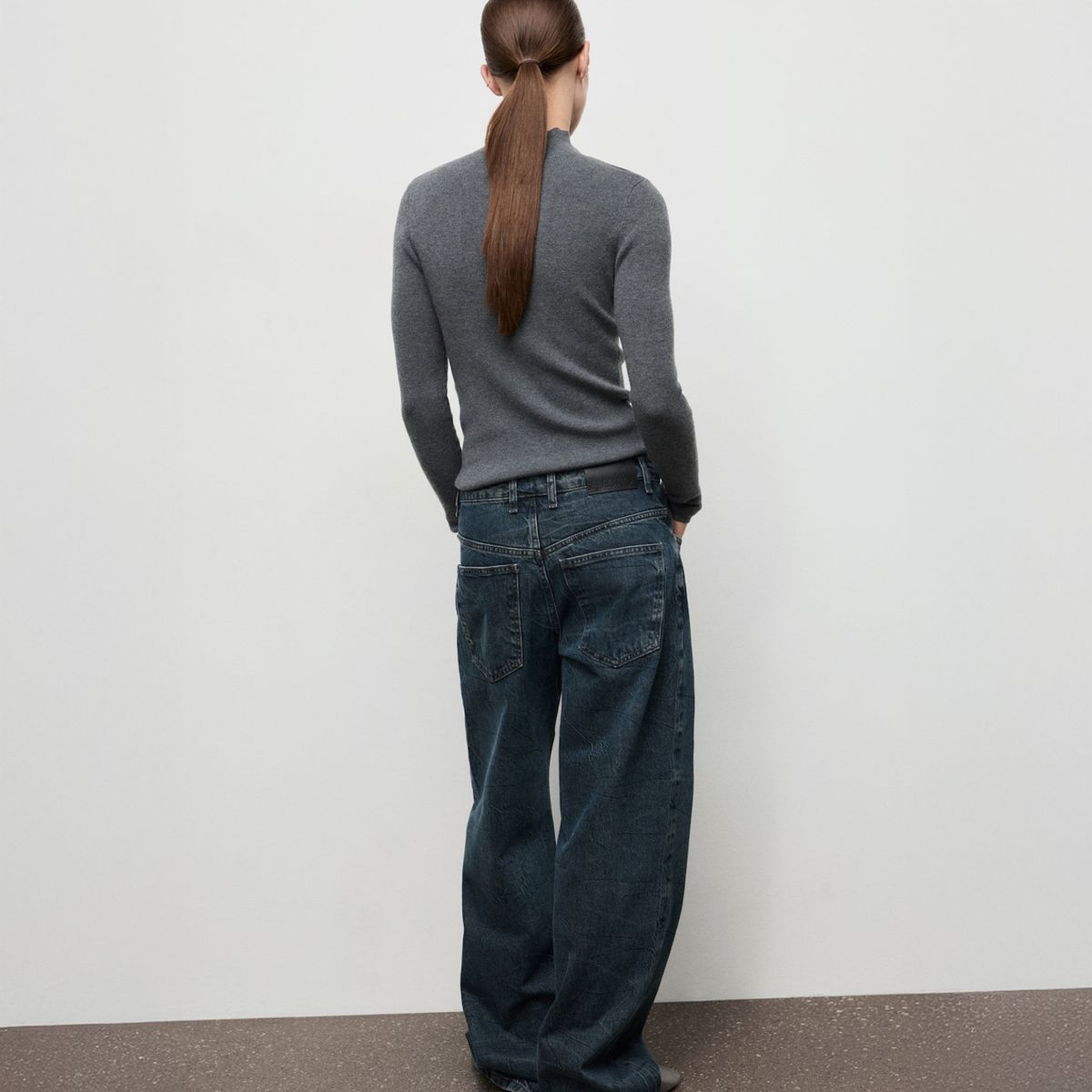 MANGO - Sweater Entallado Cuello Perkins Mujer Mango