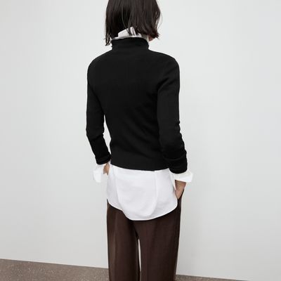 Imagen 2 del producto Sweater Entallado Cuello Perkins Mujer