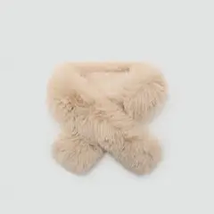 MANGO - Bufanda Efecto Pelo Mujer