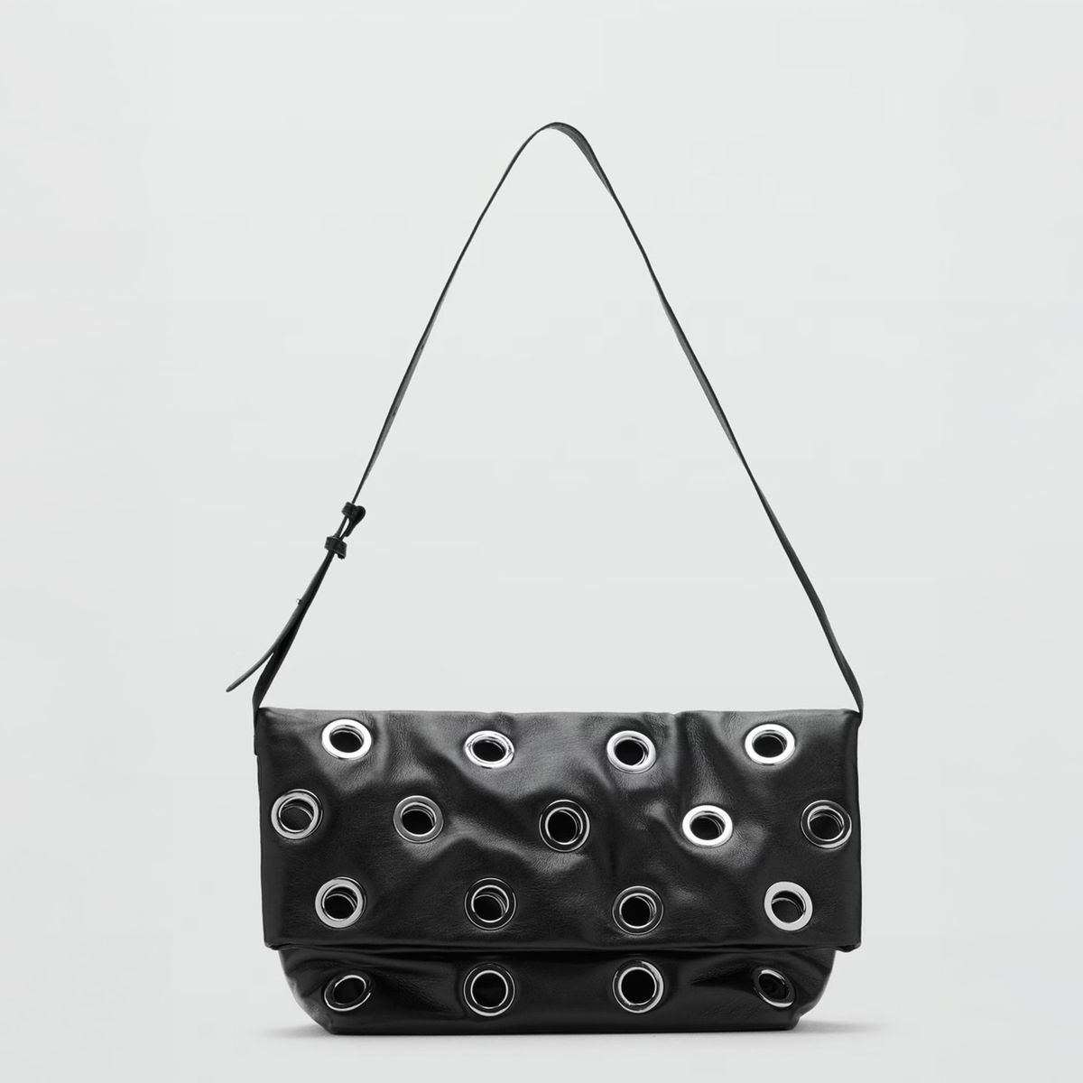 MANGO - Bolso Bandolera Eyelets Mujer Mango
