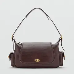 MANGO - Bolso Hombro Bolsillos Mujer