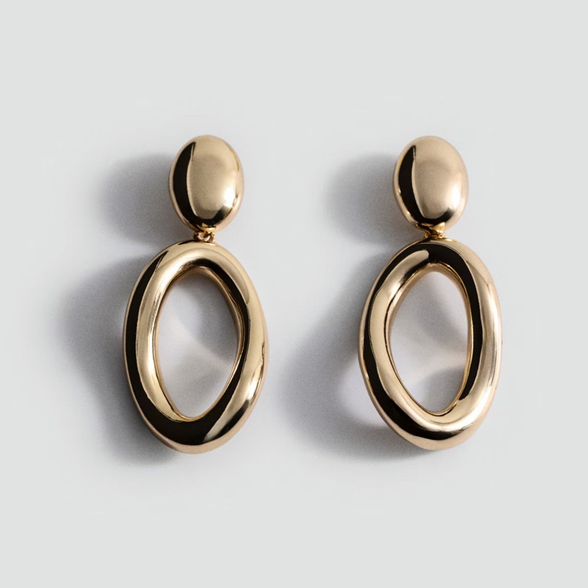 MANGO - Aros Irregulares Mujer Mango