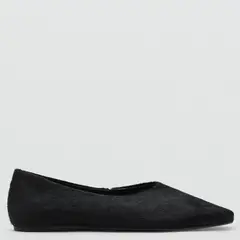 MANGO - Zapato Casual Mujer Cuero Negro