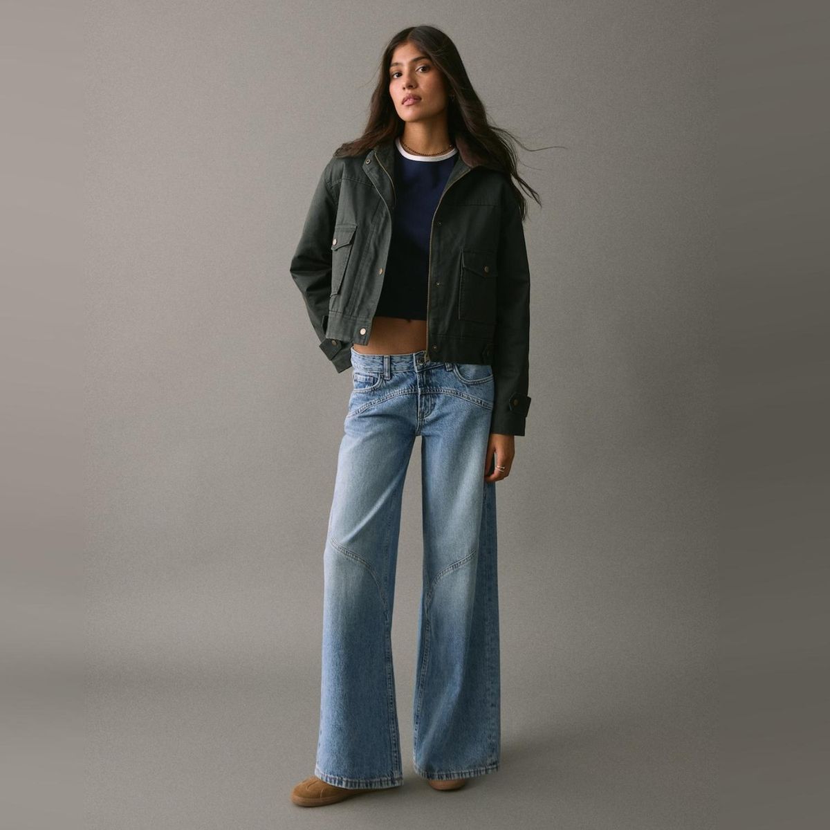 MANGO TEEN - Jeans Wide Leg Mujer Mango Teen