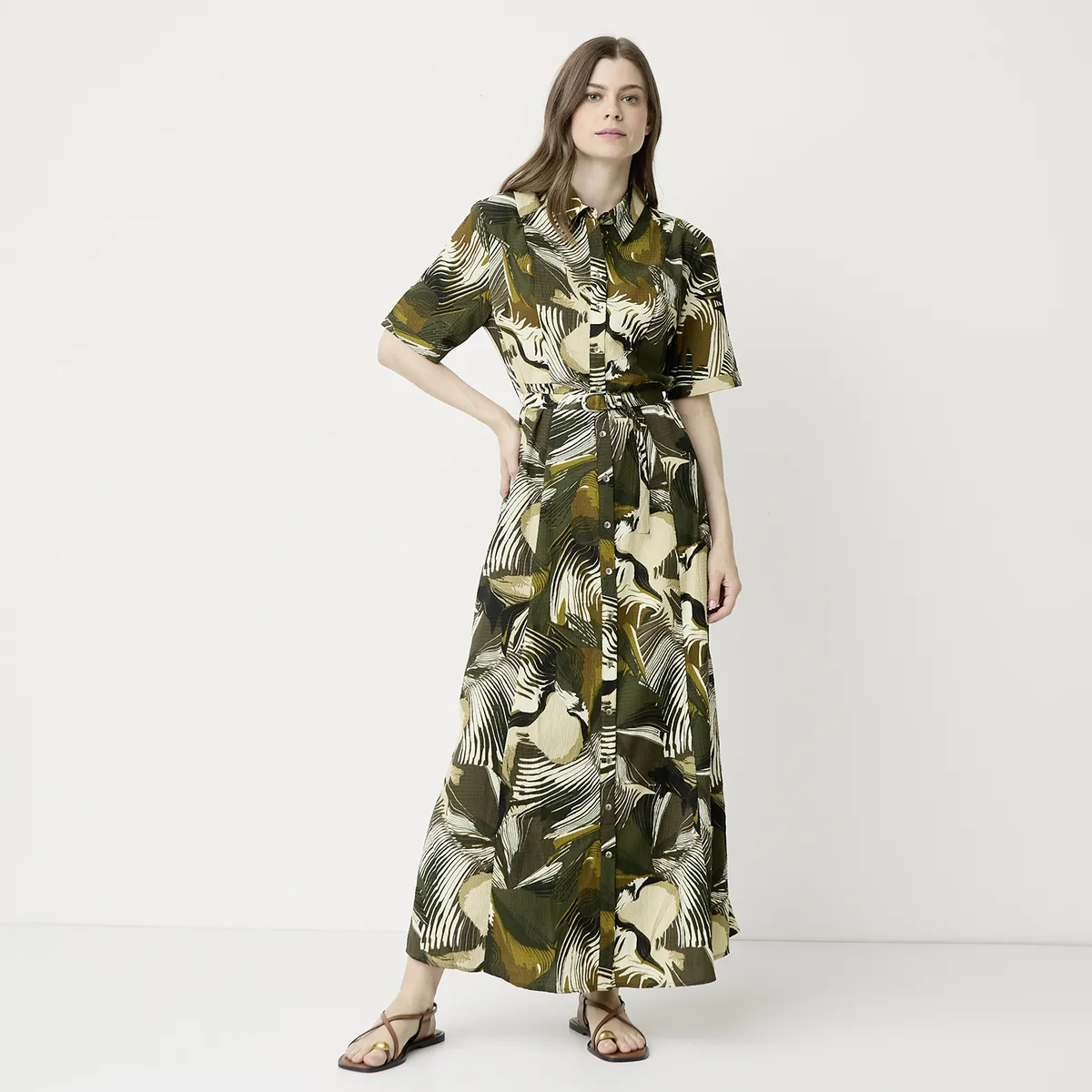 VERO MODA - Vestido Largo Estampado Mujer Vero Moda