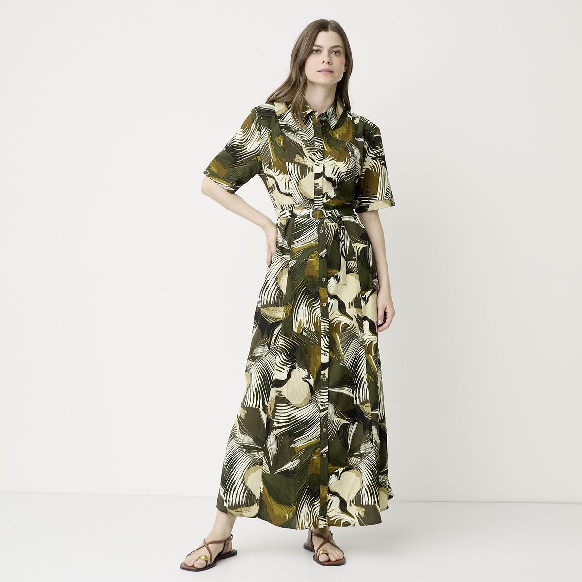 VERO MODA - Vestido Largo Estampado Mujer Vero Moda