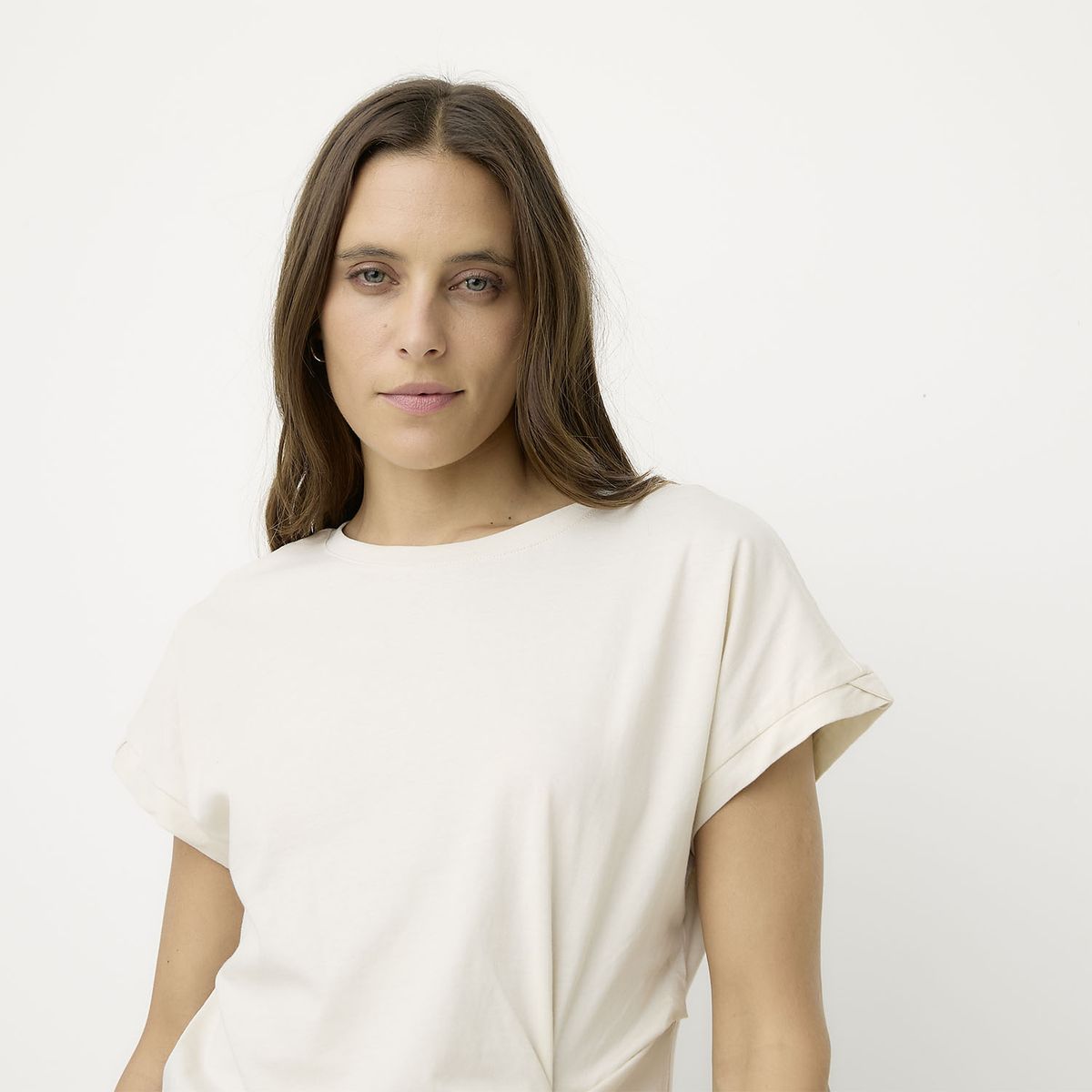 VERO MODA - Polera Manga Corta Nudo Mujer Vero Moda