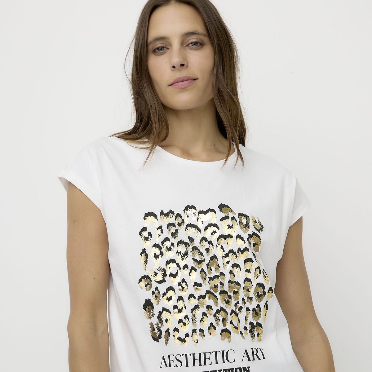 VERO MODA - Polera Estampada Manga Corta Mujer Vero Moda