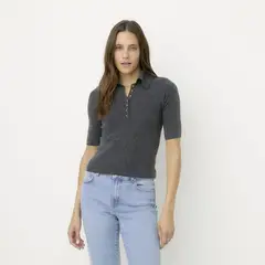 VERO MODA - Polera Botones Mujer