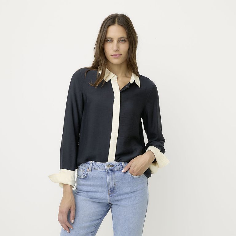 Blusa Manga Larga Mujer