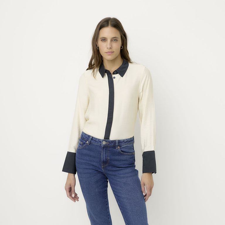 Blusa Manga Larga Mujer